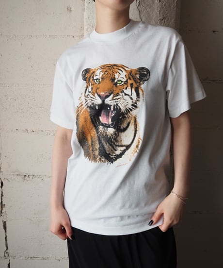 1980's USA Tiger Print Tee WH