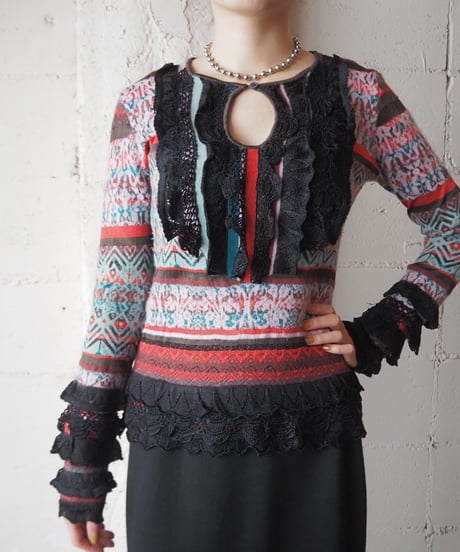 Christian Lacroix Pattern Lace Knit PIREBK