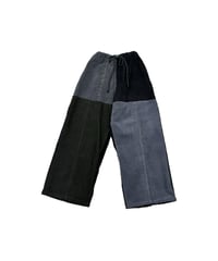 REMAKE Corduroy Patchwork Pants BK