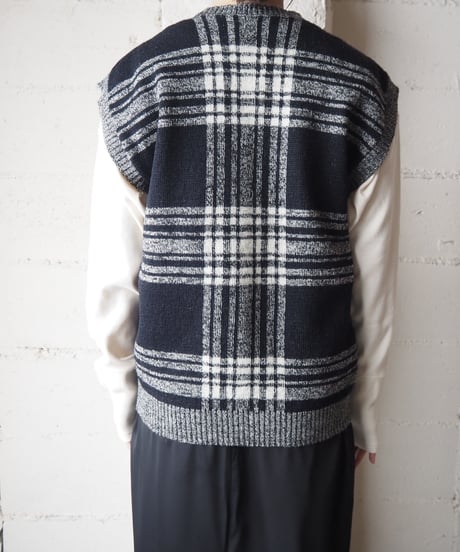 PENDLETON Check Knit Vest BKWH