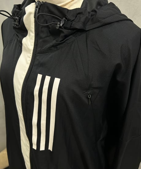 adidas Double Zip Nylon Jacket BK