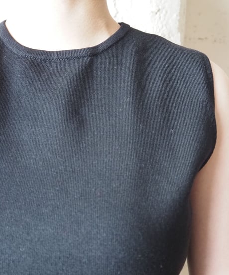 Crewneck Silk Knit BK