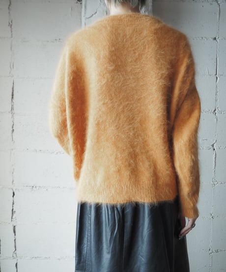 Volume Sleeve Mohair Knit OR