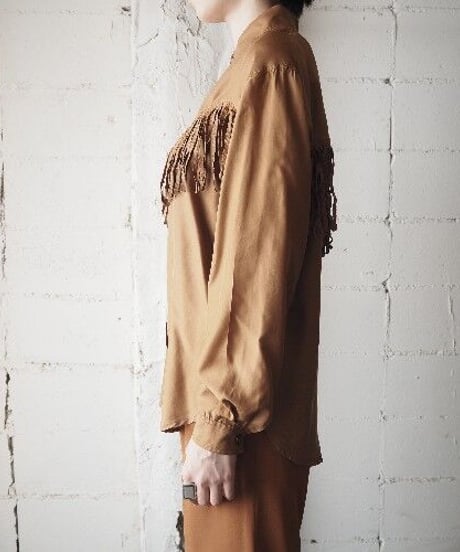 Silk Fringe Shirt BR