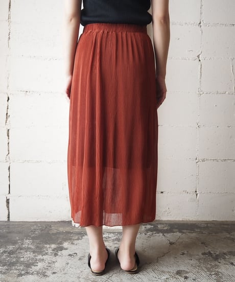 Pleated Easy Skirt OR