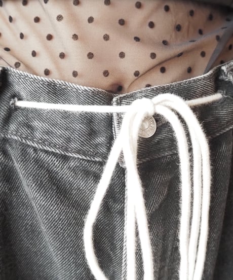REMAKE Levi's505 Crashed Big Denim BK
