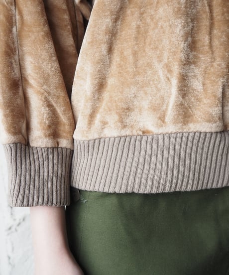 Velour Switching Tops BE
