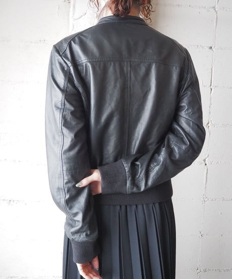 Conbipel Many Pocket Leather Jacket BK