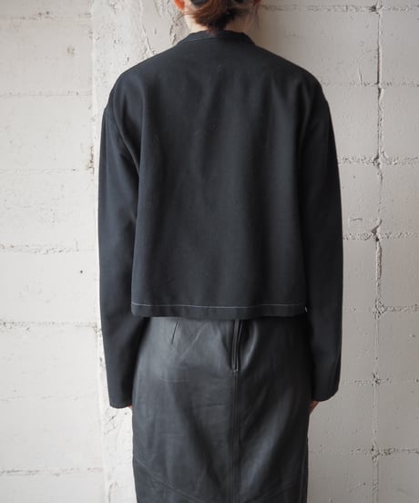 1960-70's Euro Cook Jacket Piece Dyeing & REMAKE BK