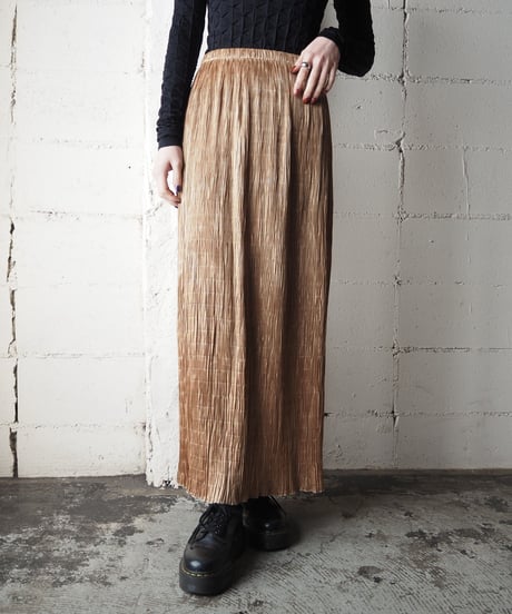 Pleated Easy Tight Skirt YE