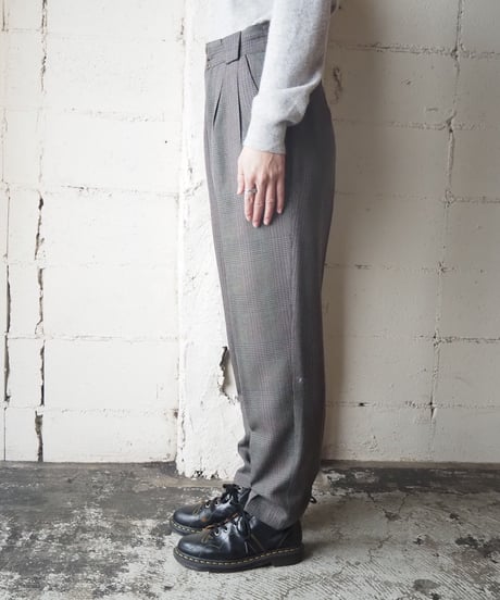 Center Press Check Pants GR