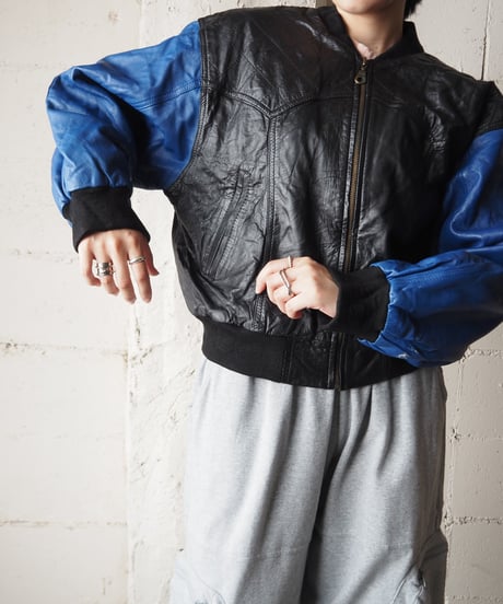 Bicolor Leather Jacket BKBL