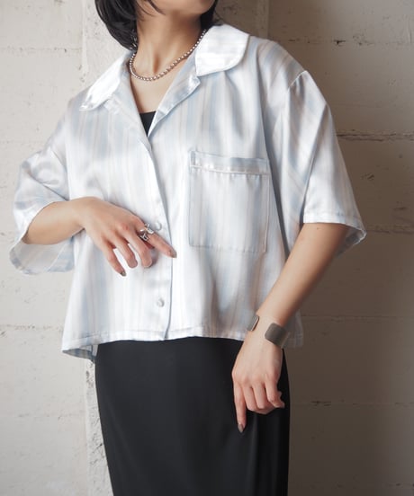 REMAKE Short Pajamas Shirt LBLWH
