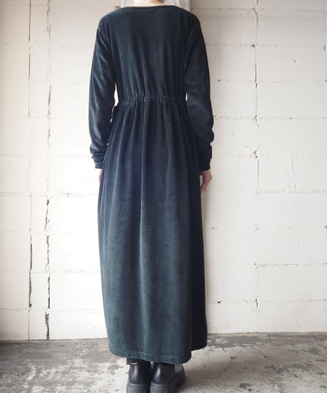 West Gather Velour Dress BK