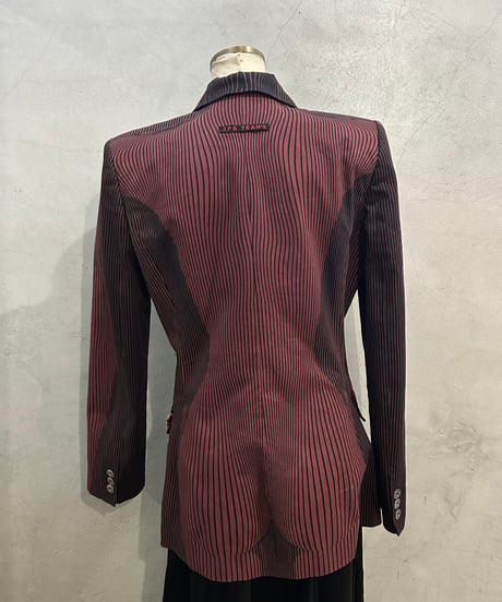Jean Paul Gaultier Jean's Trompe-l'oeil Body Print Jacket REBK