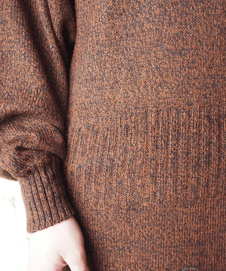 Layered Design Knit Dress BR