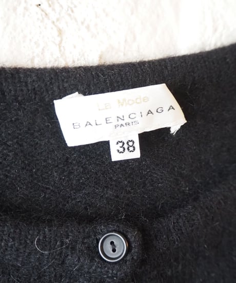 BALENCIAGA Crew Neck Cardigan BK