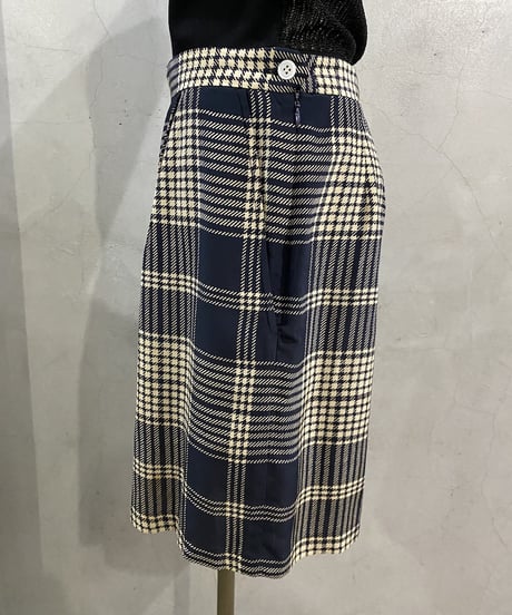 Ralph Lauren Check Pattern Tuck Pants BKBE