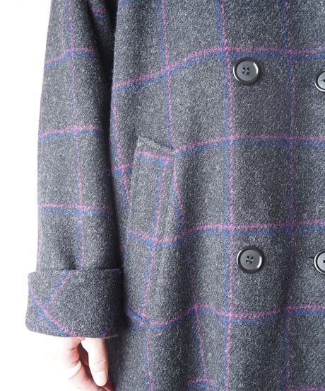 Check Chester Coat DGRPIBL