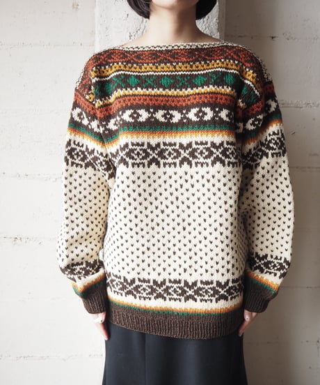 Nordic Pattern Hand Knit BRIV