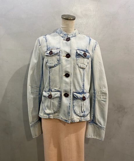 MARITHE + FRANCOIS GIRBAUD Yoke Design Denim Jacket LBL
