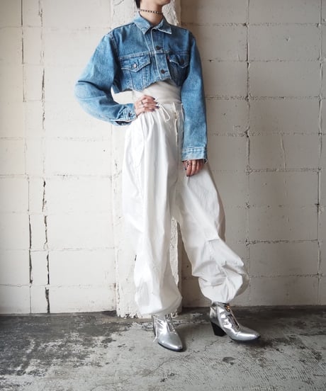 REMAKE Cutoff Short Denim Jacket BL