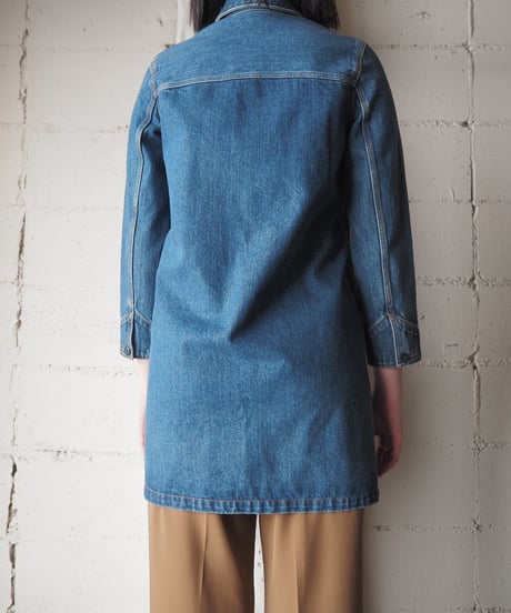 A.P.C. CARHARTT WIP Denim Pullover Work Shirt BL
