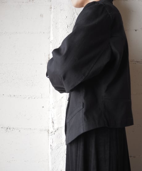 Double Breasted Many Button Jacket BK
