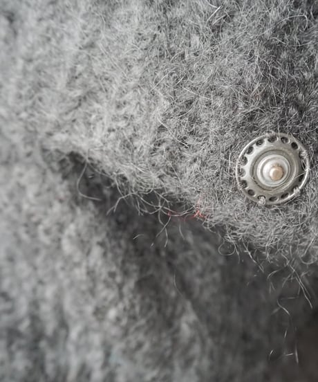 SONIA RYKIEL Shawl Collar Mohair Knit Cardigan BK