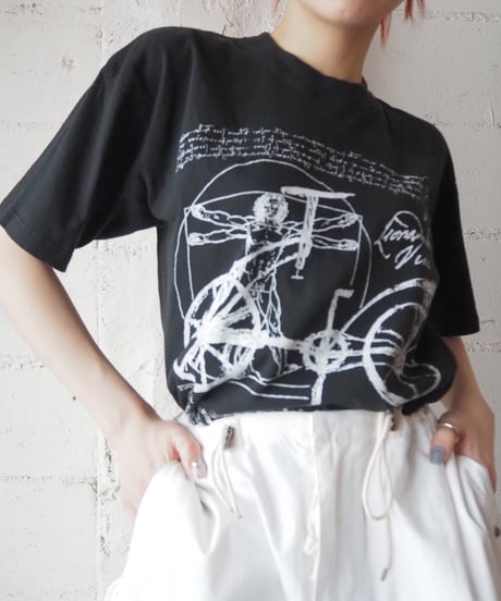 LEONARDO DA VINCI Print Tee BK