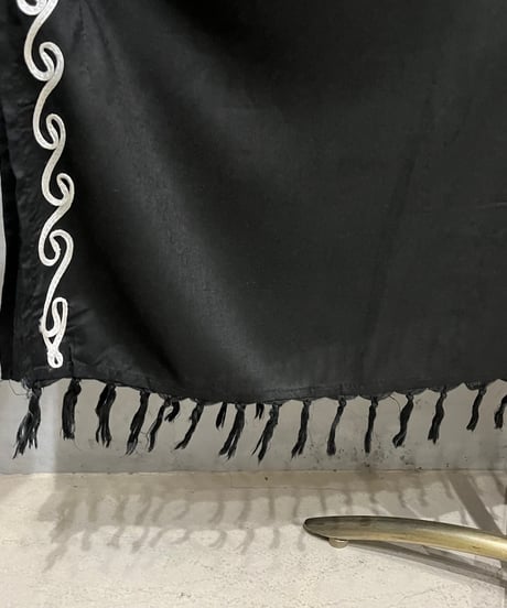 Embroidery Fringe Kaftan Dress BKWH