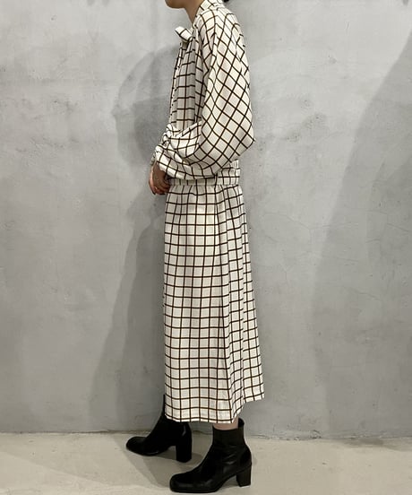 Boe Tie Check JumpSuit IVBR