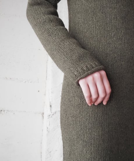 Acne Studios Mock Neck Knit Dress KA