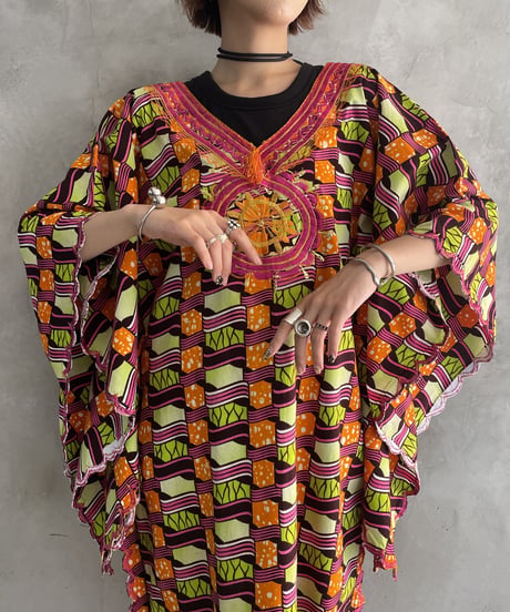 Sleeve Design African Batik Dress PIORLGN