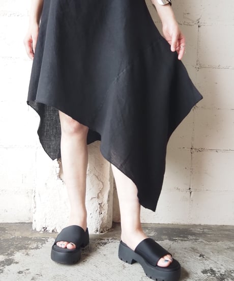 Asymmetry Dress BK