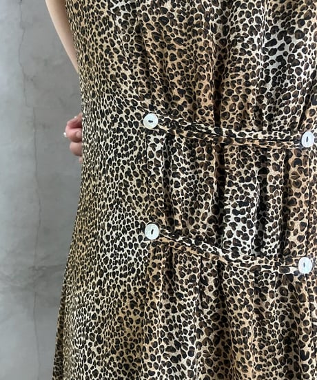 Peekaboo Leopard N/S Dress BR