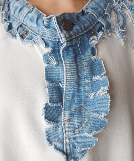 Denim Docking Short Sleeve Sweat WHLBL