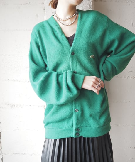 LACOSTE Vneck Cardigan GN