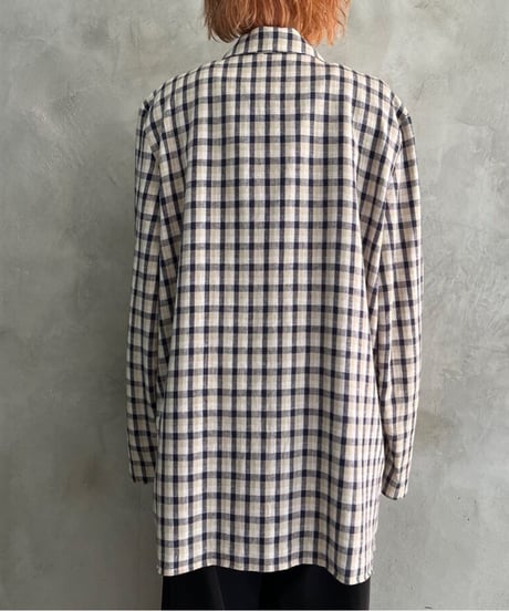 Check Tailored Jacket NVIV