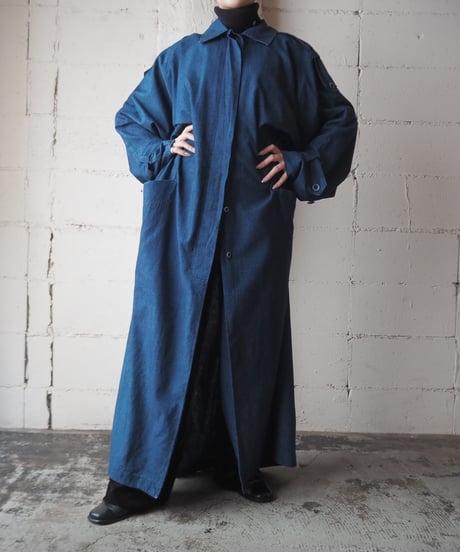 Back Pleats Long Coat NV