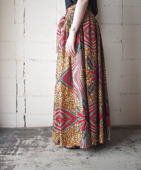 African Batik Skirt RE BR