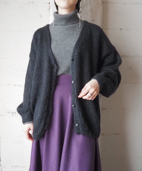 Mohair Knit Cardigan DGR