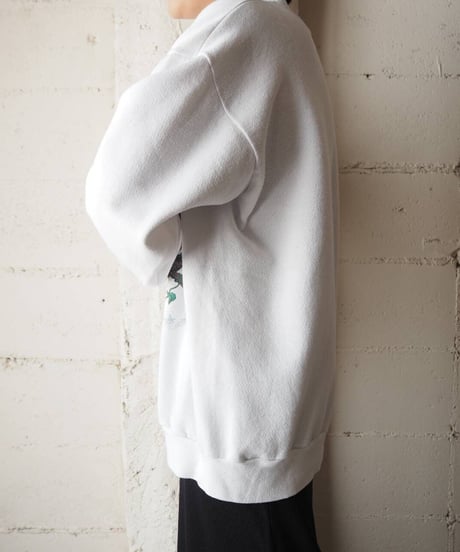 Bird Print Sweat WH