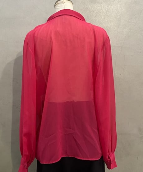 Open Collar Sheer Shirt PI