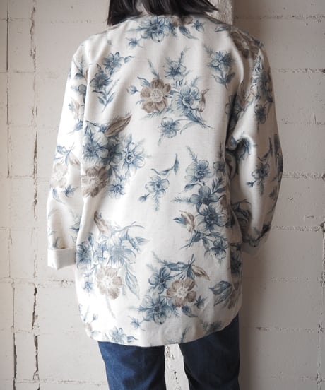 Joanna Flower Print Easy Tailored Jacket IV