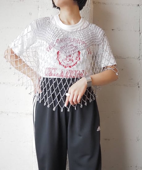 Crochet Beads Poncho SV