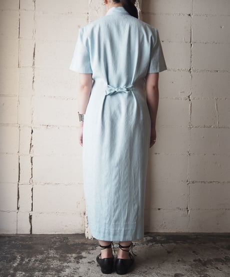 Stand Collar Long Dress LBL