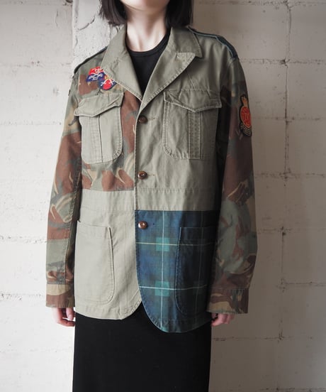 POLO RALPH LAUREN Crazy Pattern Military Jacket KA