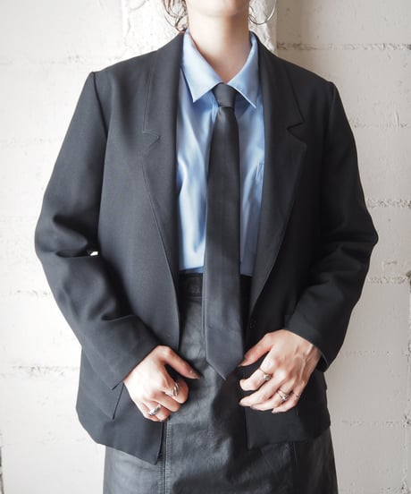 Double Pocket Tailored Jacket BK