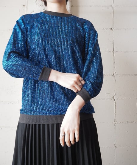 Lame Pullover Tops BL